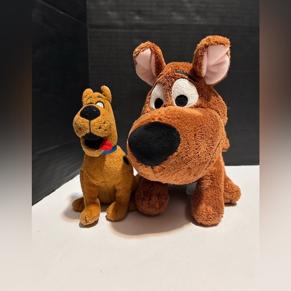 SCOOBY DOO Big Head 10” And 6” Ty Animal Adventure Plush - Picture 1 of 9